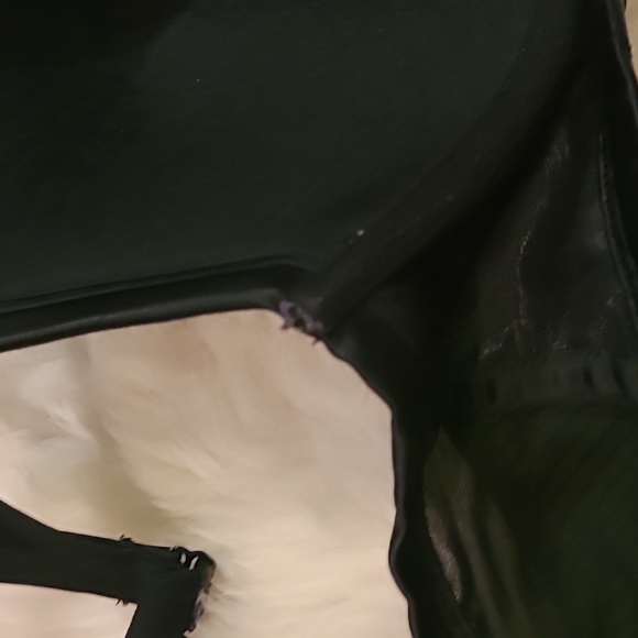 Torrid Black Fishnet Push-Up Plunge Bra 46C - Picture 6 of 7